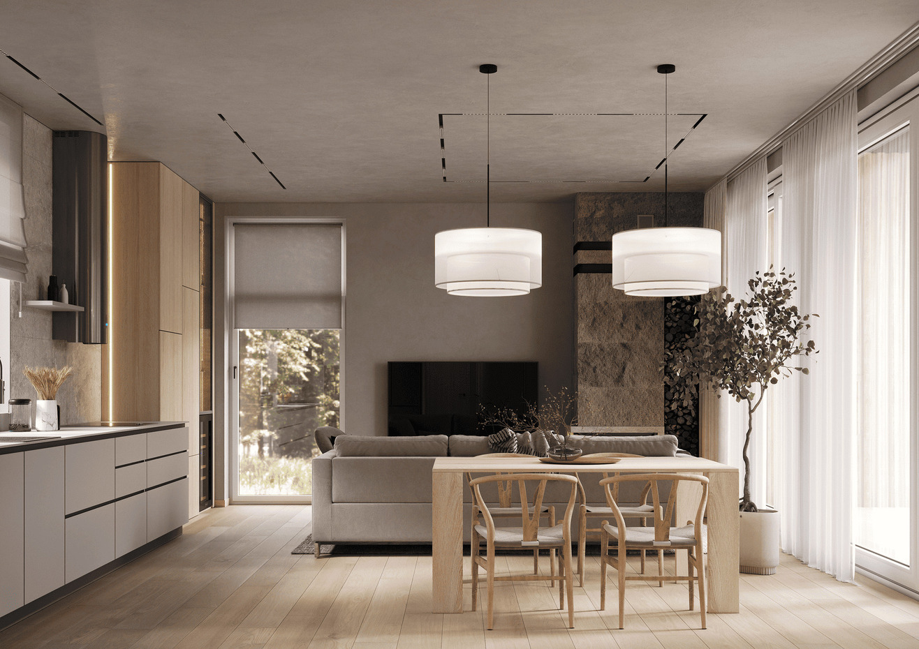 Lipki Village · деталь интерьера 3